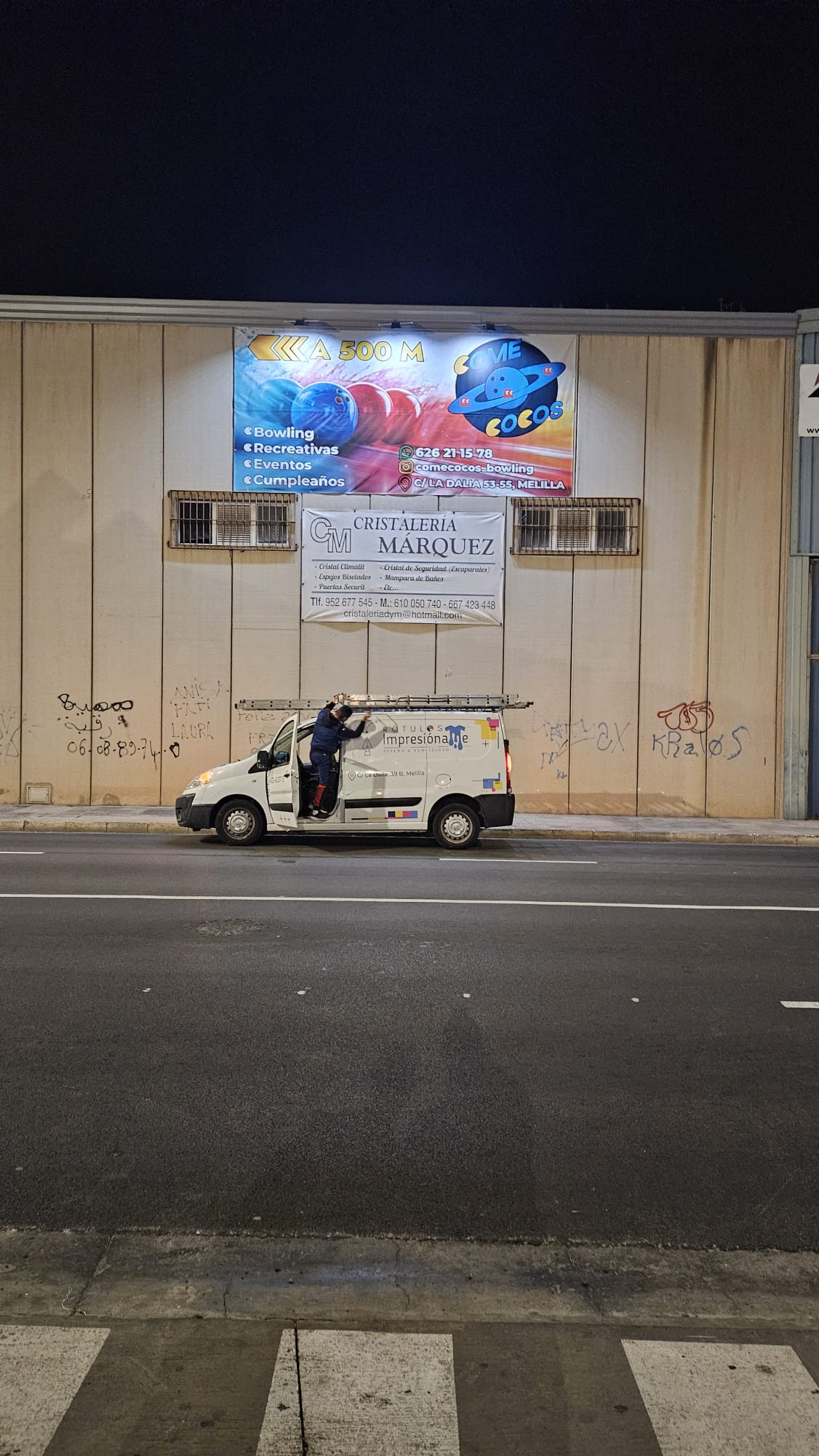 Proyecto de rotulación 53 - Impresiona Melilla, rótulos y señalética