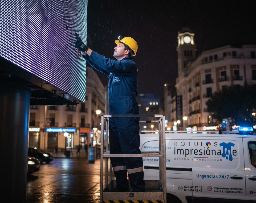 Servicio de urgencias rotulación - Impresiona Melilla